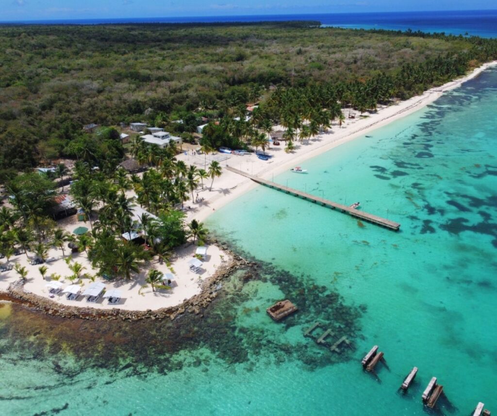 Saona Island - snorkeling in crystal clear water