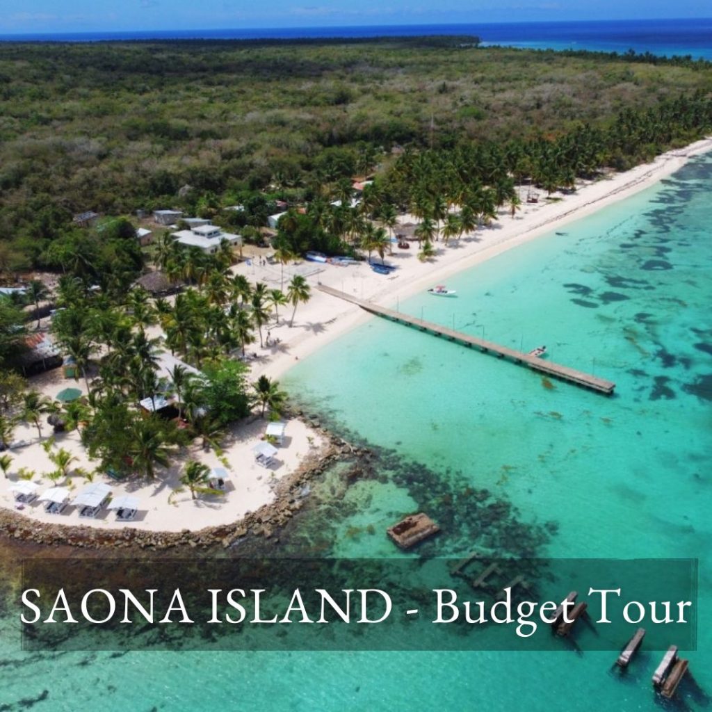 SAONA ISLAND BUDGET TOUR SMALL GROUP TOUR MOTORIZED CATAMARAN
