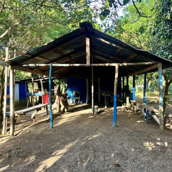 Local wooden house where visitors enjoy a warm welcome and Dominican specialties during the buggy tour