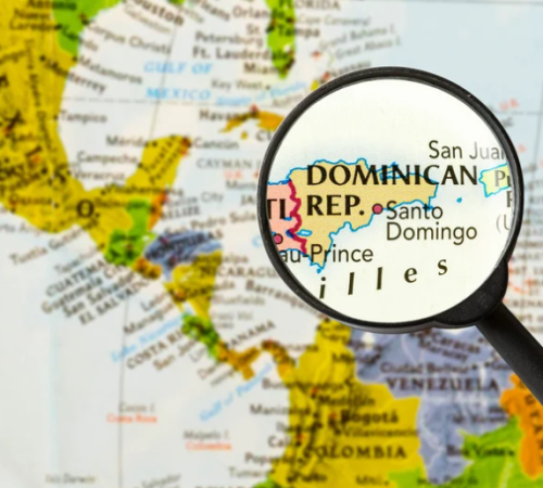 map dominican republic